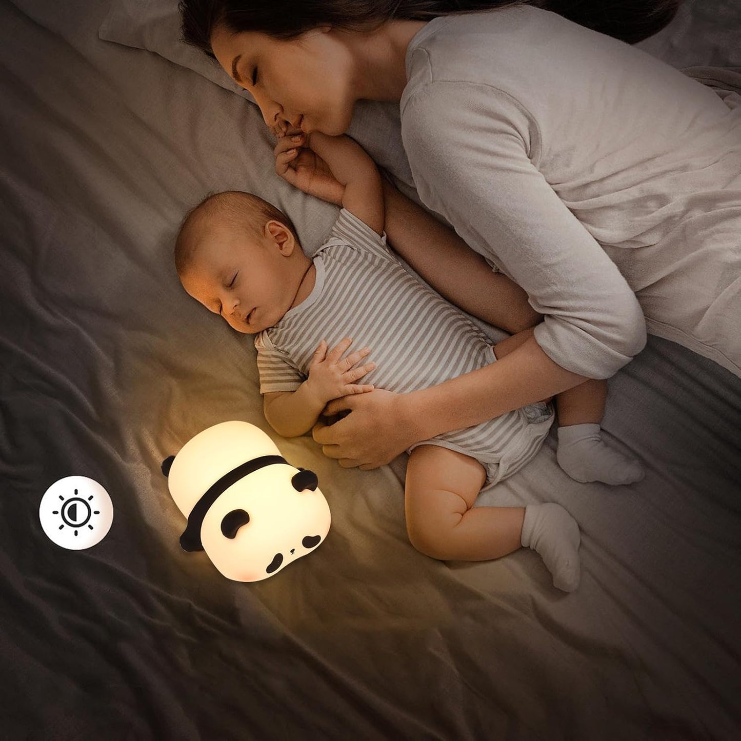 Luz Nocturna LED de Silicona – 3 Niveles de Brillo